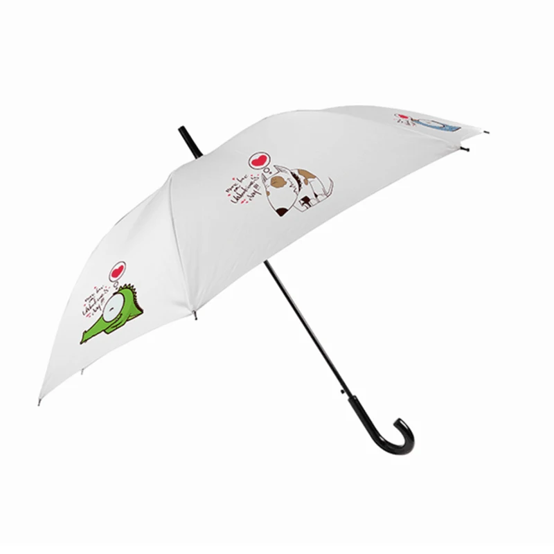 

OEM Custom Design Logo Printable Sublimation Blank Umbrella, White