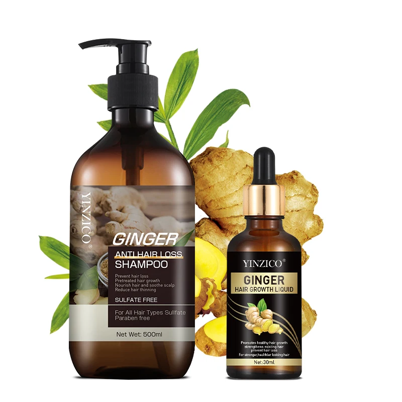 

Growth Hair shampoo 100% Pure Natural Organic OEM/ODM Private Labels Customized Anti-hair Loss Ginger Hair shampoo