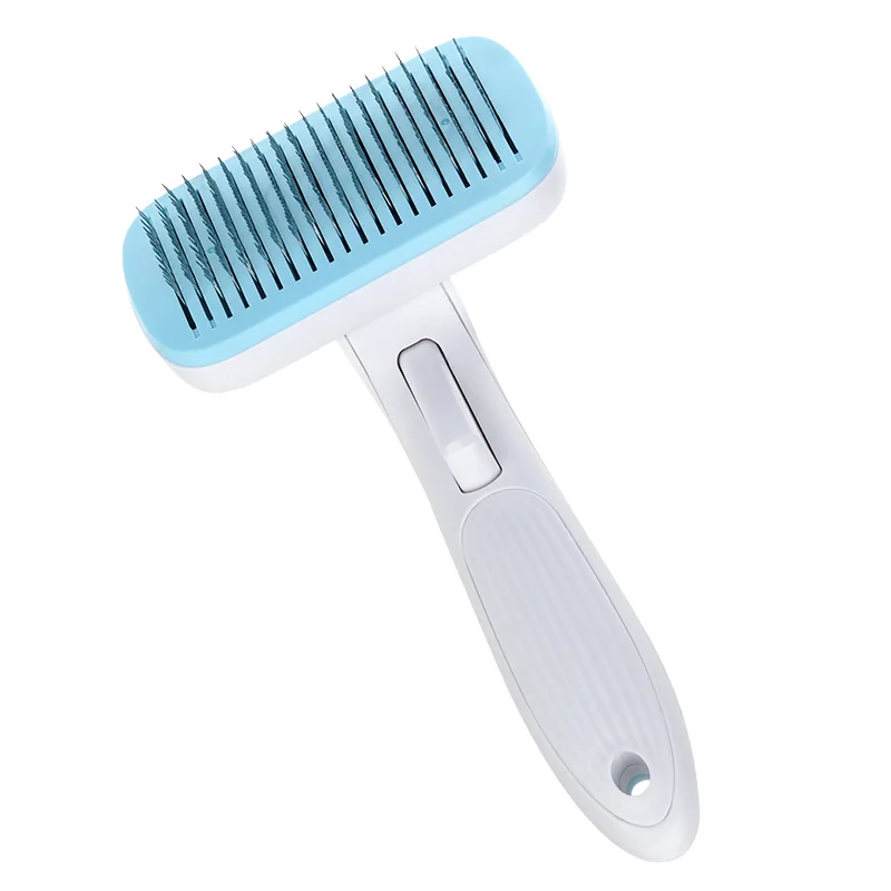 

Pet Self Cleaning Slicker Brush Hair Remover Dog & Cat Grooming Brush Massage Comb, Customized color
