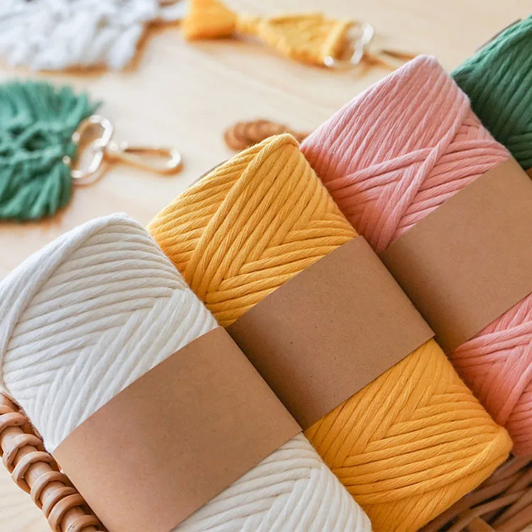 

Wholesale top quality 3mm single strand macrame cord for DIY