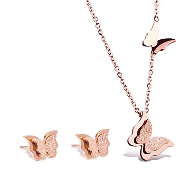 

Starsgem Fashion Jewelry 925 Sterling Silver Butterfly Decoration Pendant Necklace