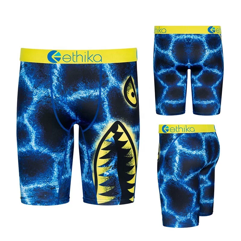 

2021 Ethika for man Boxers Briefs cartoon men plus size underwear wholesalers custom, Customized logo