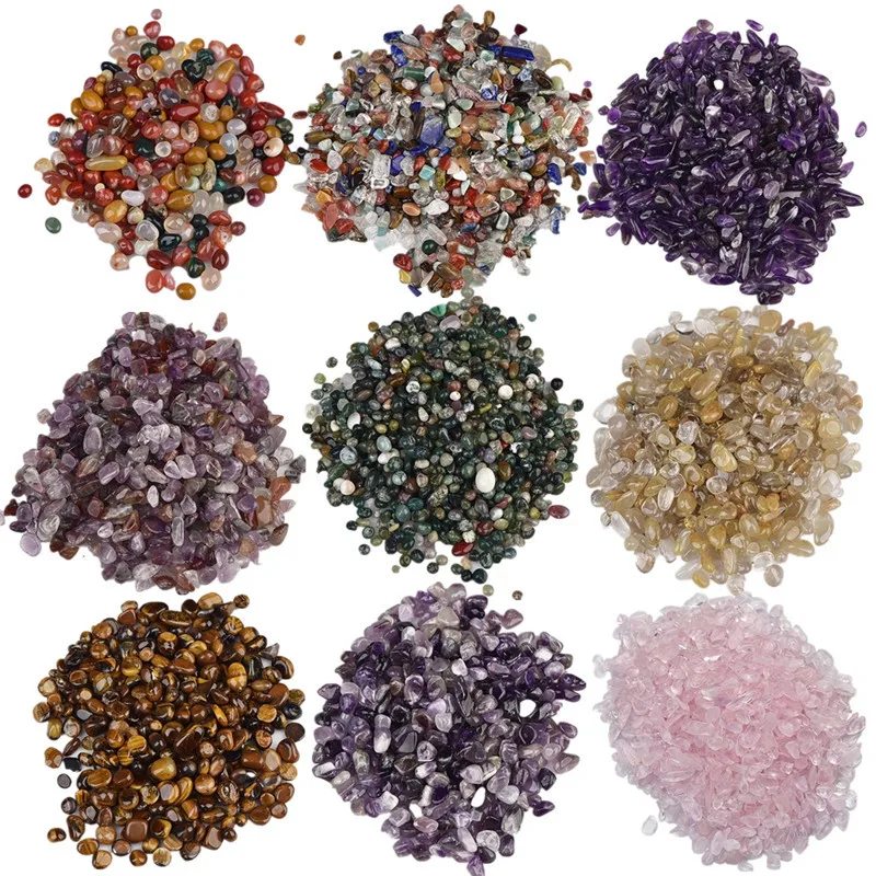 

wholesale polished gemstone crystals stones chips natural amethyst rose quartz crystal chips healing stones