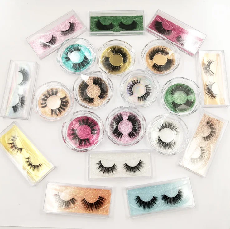 

Luxury grade 3D lashes mink false eyelashes, Black color