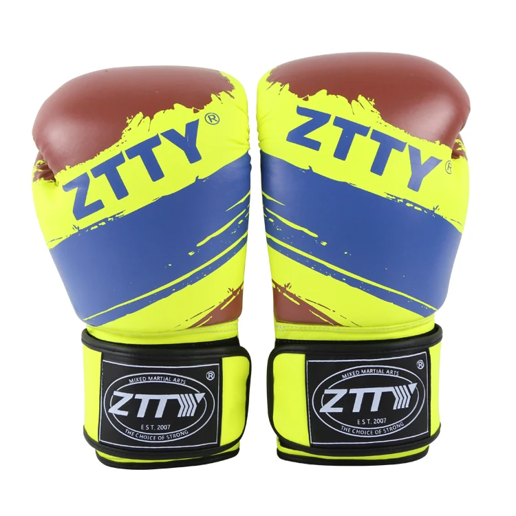 

Boxing Products Boxing Gloves Cowhide Leather High Quality Boxing MMA Gloves, Black,red,white,blue and customized color