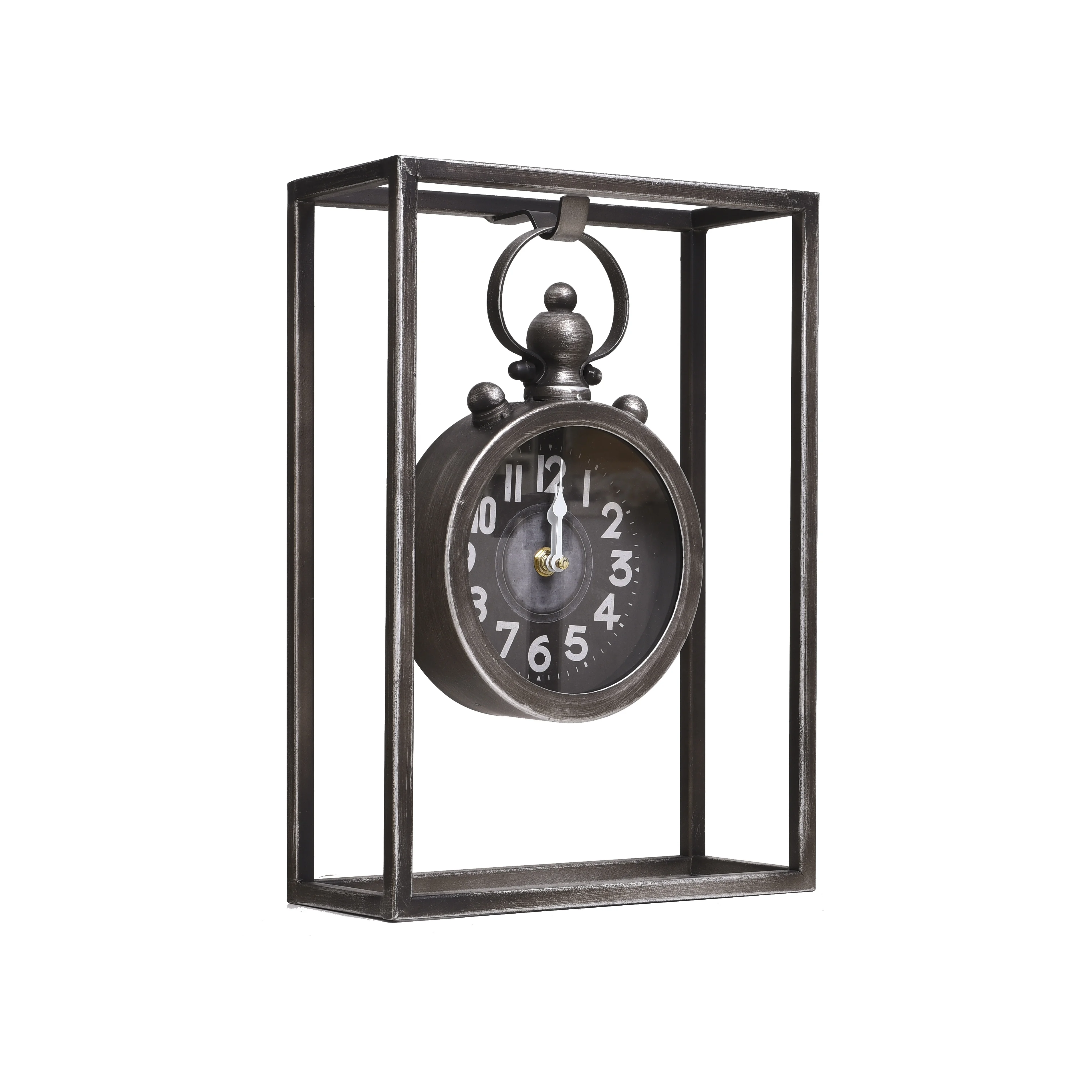 

Wholesale home decor vintage antique decorative industrial metal desk & table clocks, As picture show