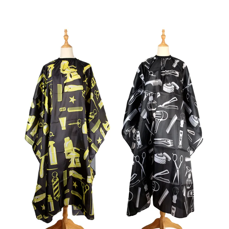 

NEW Hair-Cut Salon Barber Cloth Wrap Gown Apron shawl for adult, Black