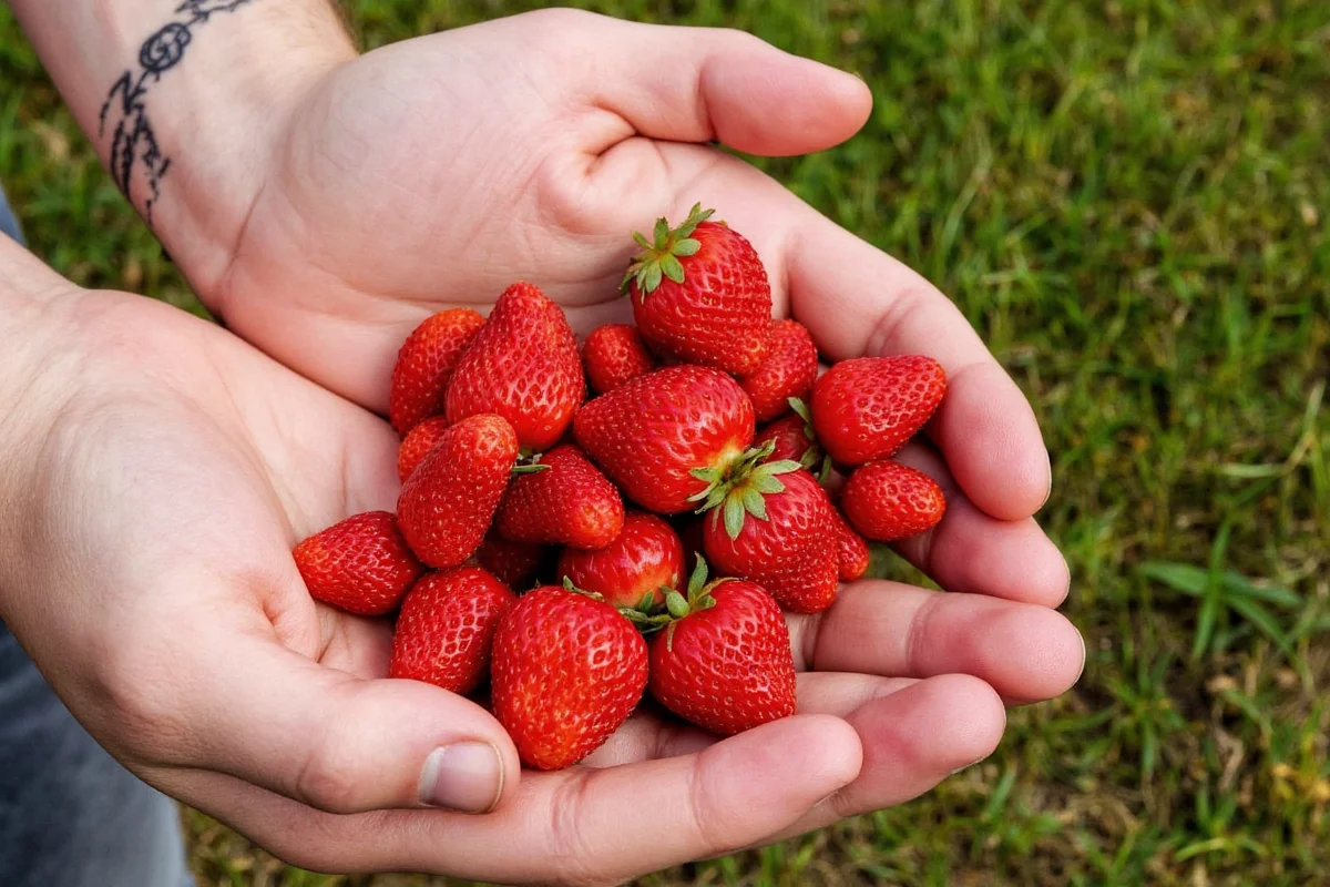 how to plant strawberries from fruit