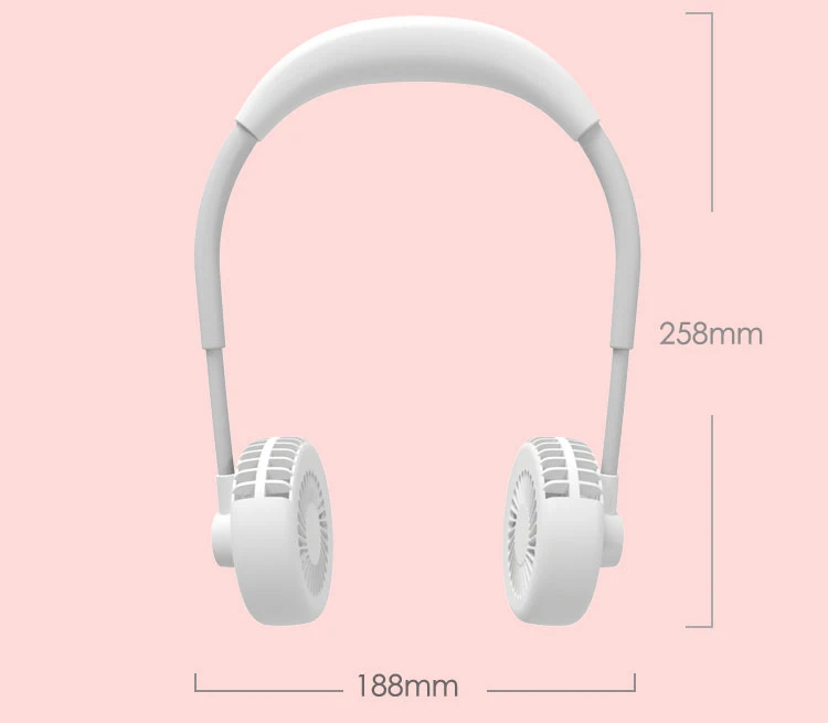 portable hanging neck fan cooler fan