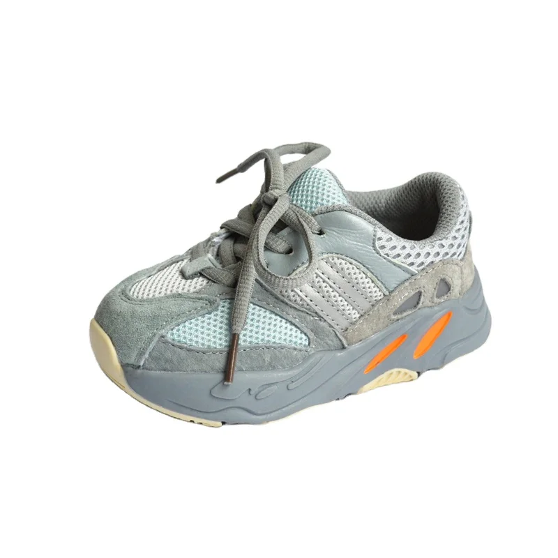 

Boys Girls Fashion Brand Sneakers Children School Sport Trainers Baby Toddler Little Big Kid Casual Stylish Strap Lace-Up Shoes