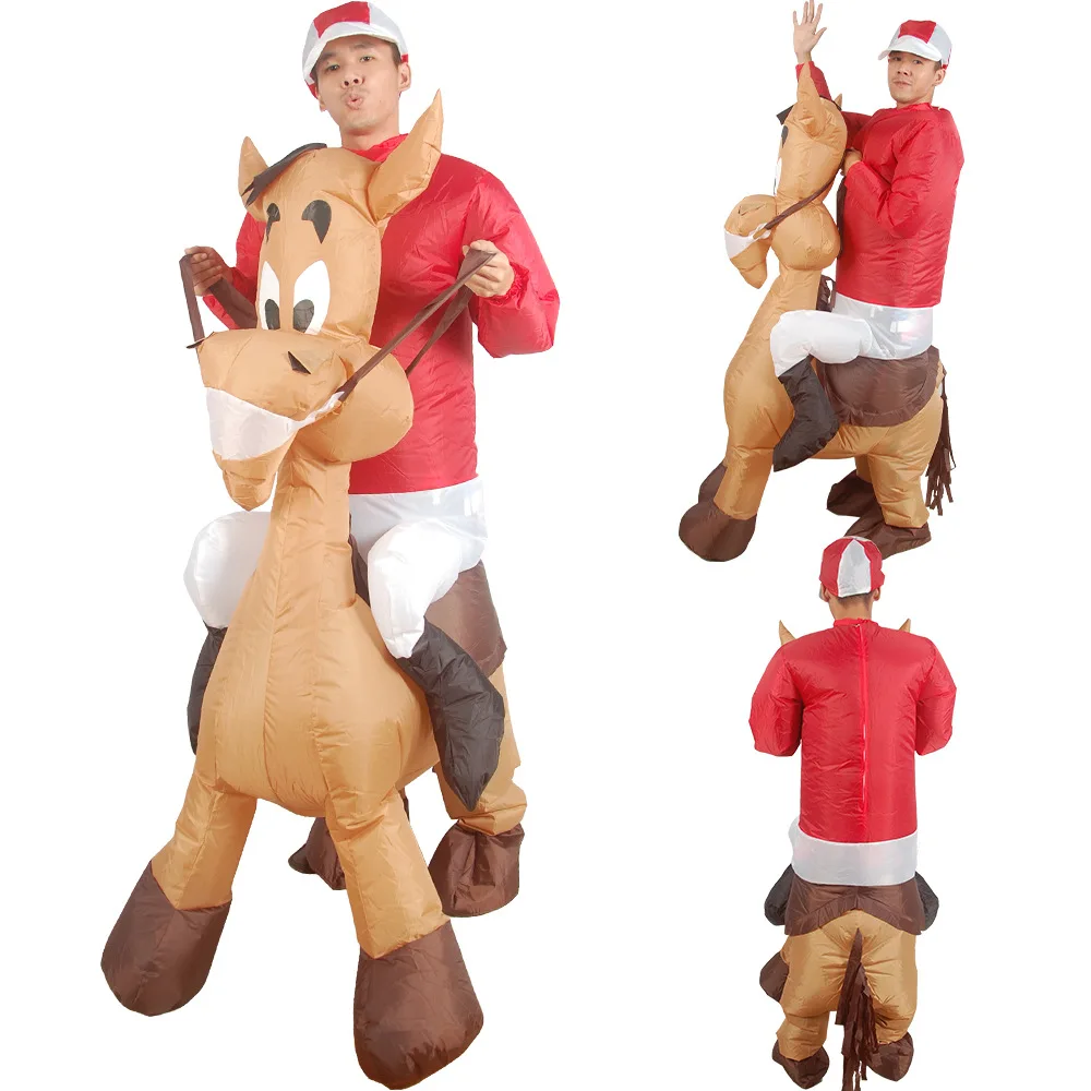 

Inflatable Donkey ride Adult Sexy Costumes Donkey ride Jumpsuit Fancy Disfraz party anime Costume cosplay