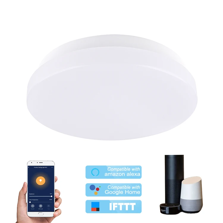 Home Decor RGB Color Changing CCT Adjustable Wifi Smart LED Ceiling Light