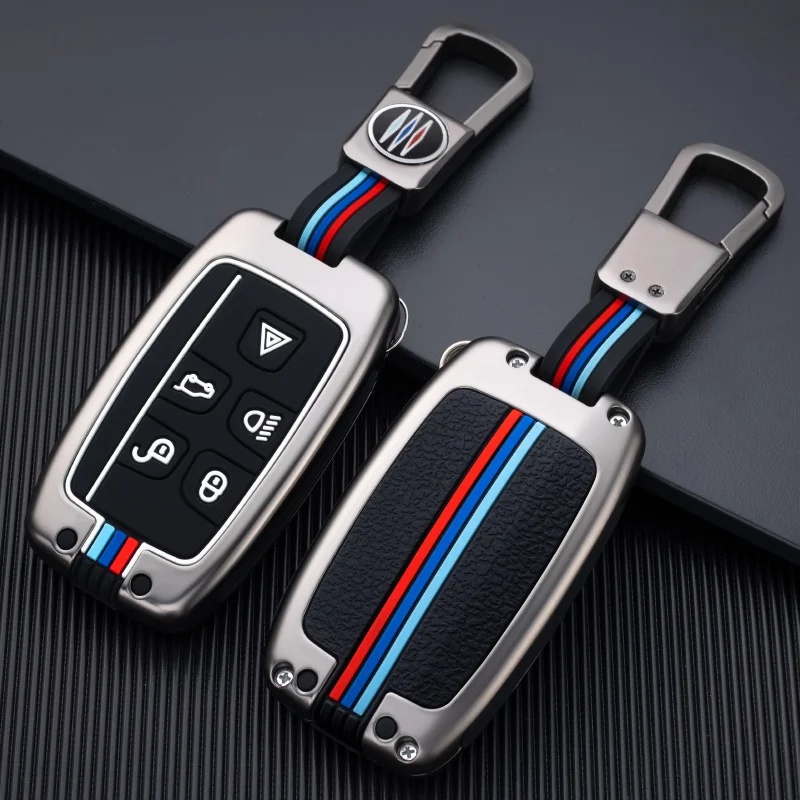

Car key case for jaguar xf xj for land rover freelander 2 protection cover auto holder shell keychain accessories car-styling