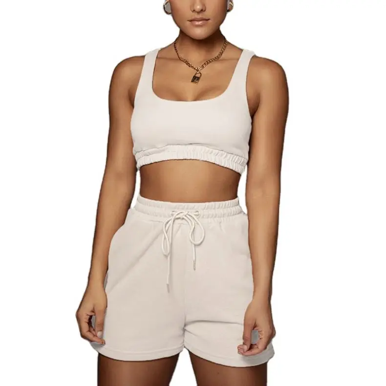 

Women Summer Suit 2021,Fashion Camisole Tops + Strappy Shorts Two-Piece Outfits,Lady Home Casual Set