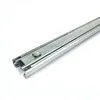 45mm 3 Folds Steel Ball Bearing Drawer Slide Telescopic Channel With Hook