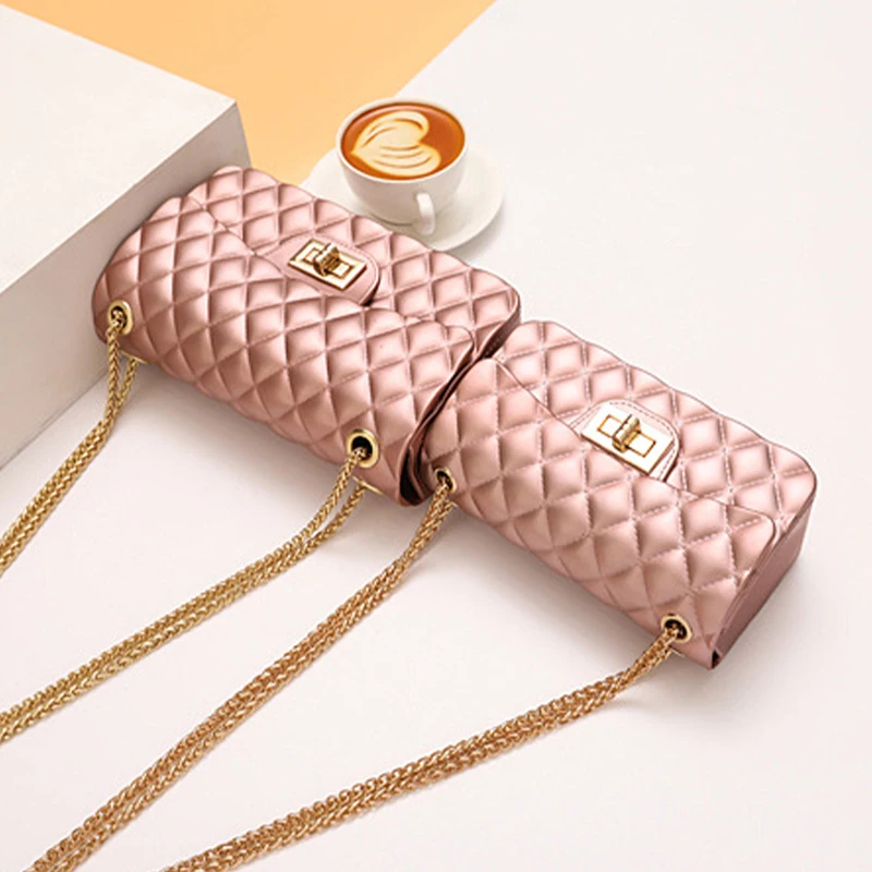 

wholesale cheap bags handbags small fashion beach handbags custom logo purses and handbags Candy mini jelly bags