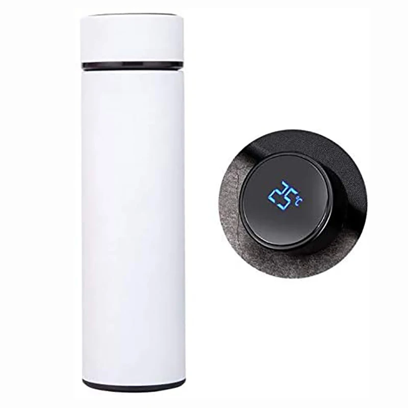 

Factory Delivery `500 ml Led Temperature Display Double Walled 304 Stainless Steel Thermos Vacuum Flasks Smart Water Bottle