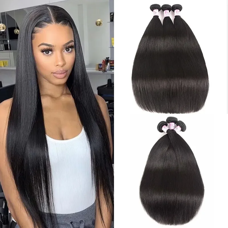 

JP Straight Human Hair Bundles Brazilian Straight Human Hair 100% Unprocessed Brazilian Straight Virgin Human Hair Bundle