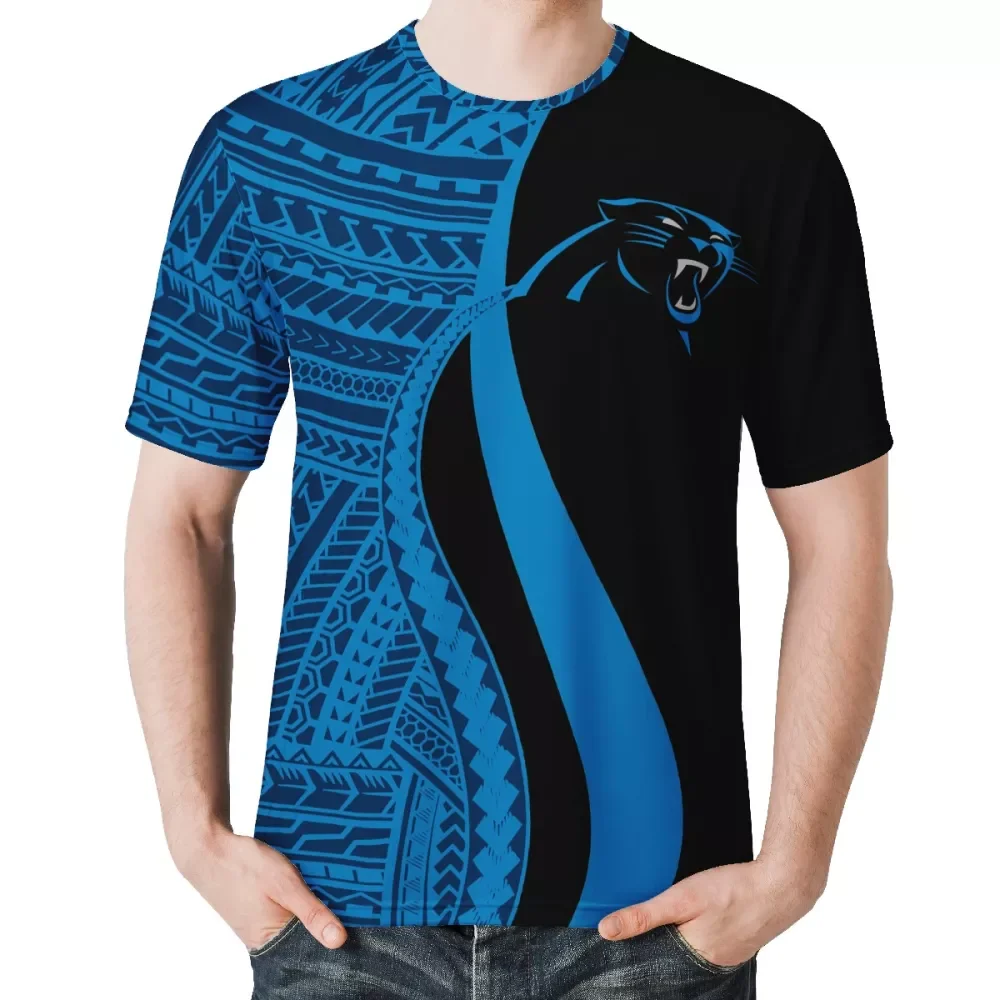 

High Quality Polynesian Samoa Tribal Design 5XL Tshirt NFL American Football Team Clothing Custom Man T-shirt Fashion Men Shirt