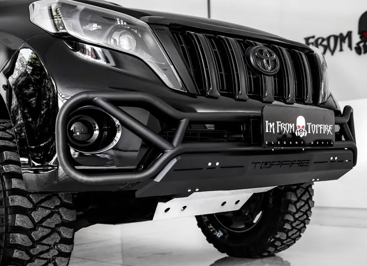 
4x4 Steel Front Bumper Car Accessories Bull Bar for Land Cruiser Prado 
