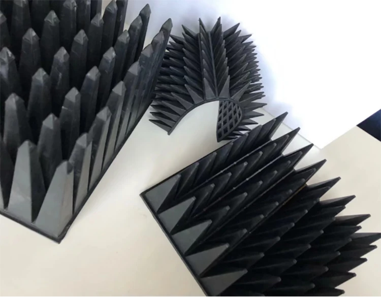 Absorber for vacuum environment