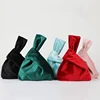 Simple Knot Wrist Bag Japanese Style Wind Wrist Bag Simple Change Carry Bent Mobile Phone Key Bag