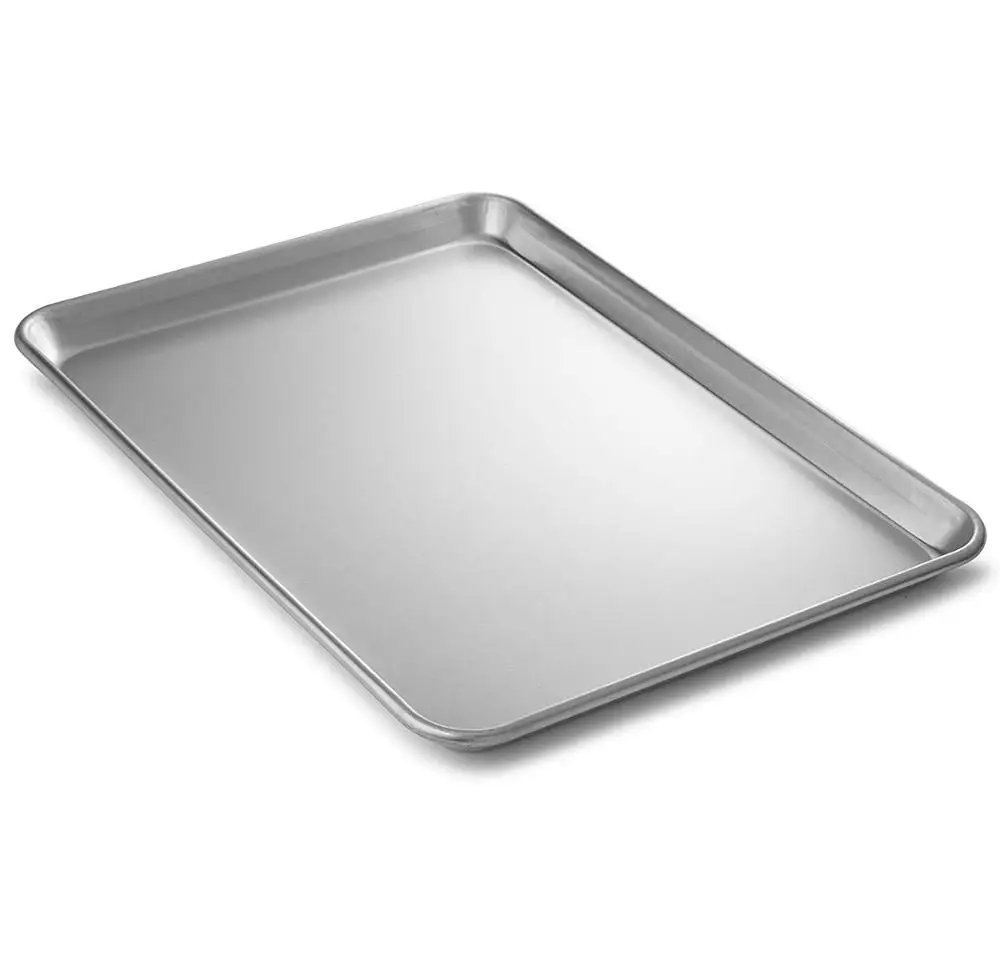 

Amazon Hot Heavy Duty Aluminum Half Sheet Oven Pan, Silver