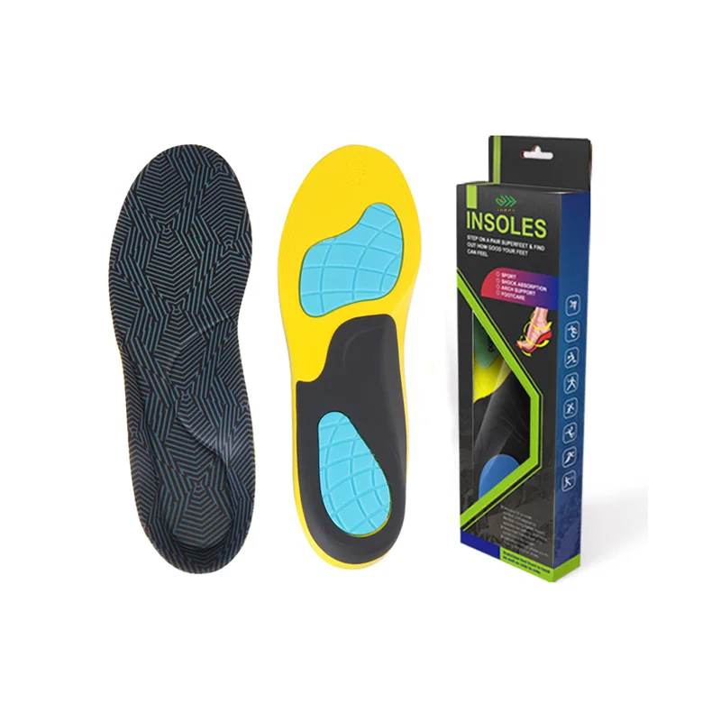 

JIANHUI semelle interieure feet care correction anti slip shock absorbing plantar fasciitis sneaker insoles for shoes sports