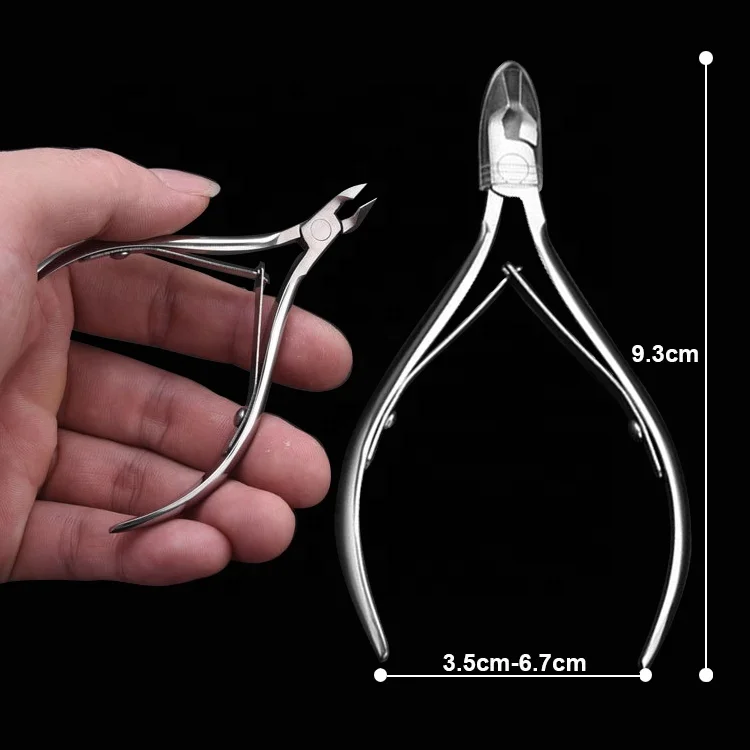 

Factory Price wholesale Pedicure Cuticle Nail Clipper High Quality Stainless Steel Cuticle Nipper, Silver