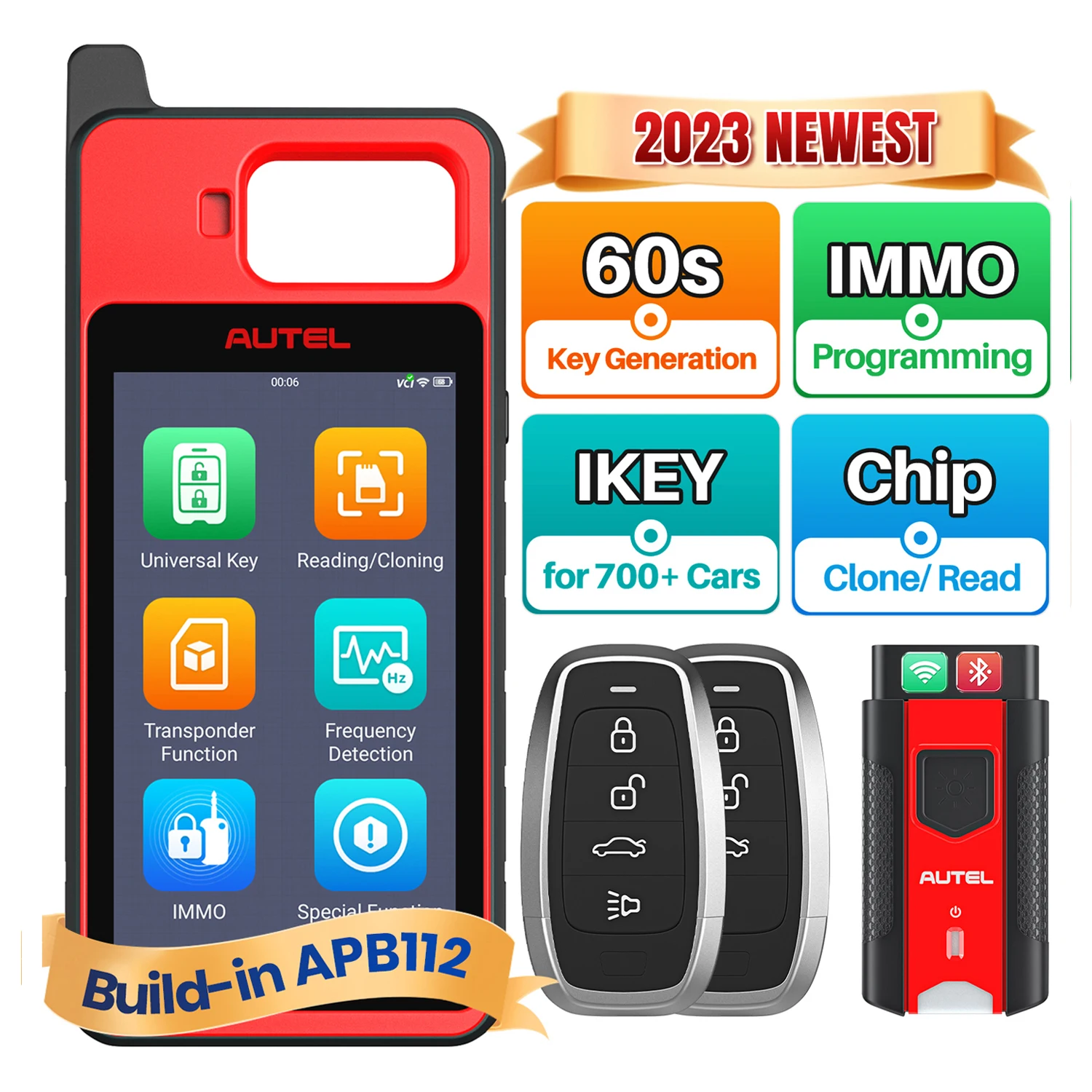 

Autel MaxiIM KM100 X Altar KM100X Key Programming Machine For All Cars Code Reader Ikey Programmer Copy Vehicle Diagnostic Tools