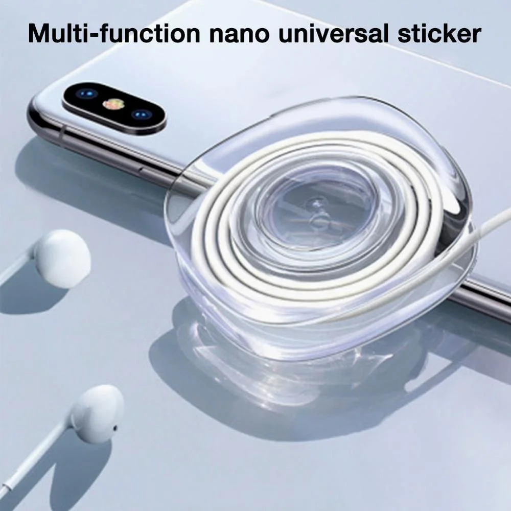 

Universal Magic Nano Stickers No Trace Magic Nano Casual Paste Rubber Pad Wall Stickers For Kitchen Car Phone Holder
