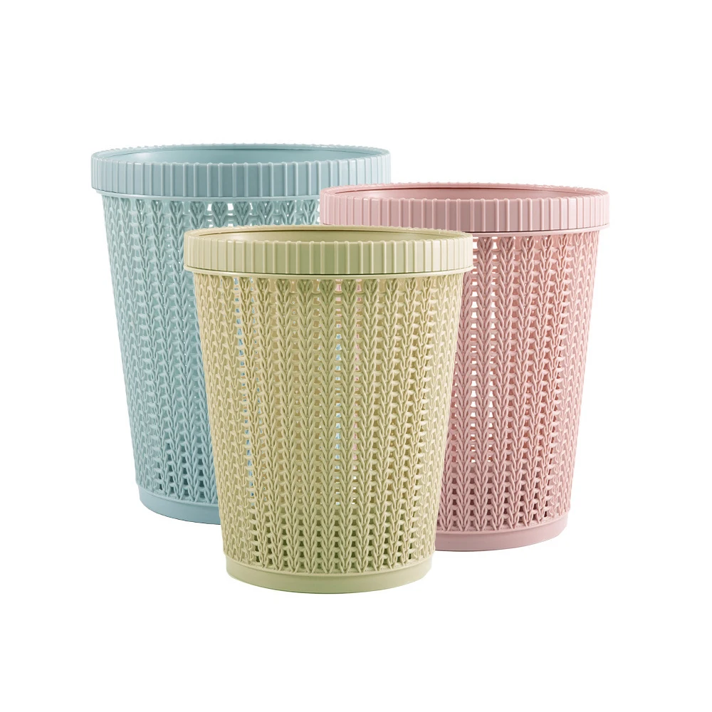 

Custom Room Plastic Dustbin Waste Manufacturer Hollow Hotel Kitchen Dustbin, As same as picture