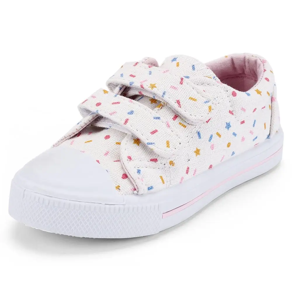 

Latest wholesale white toddler baby children kids casual canvas shoes, White/oem