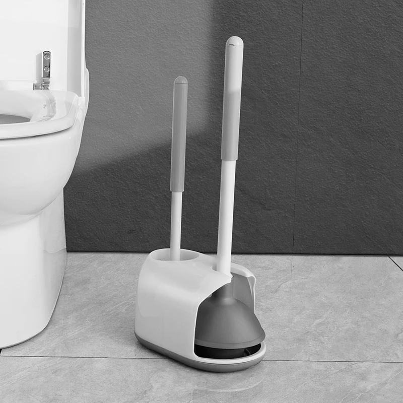 

Power Toilet Plunger Set With Toilet Brush