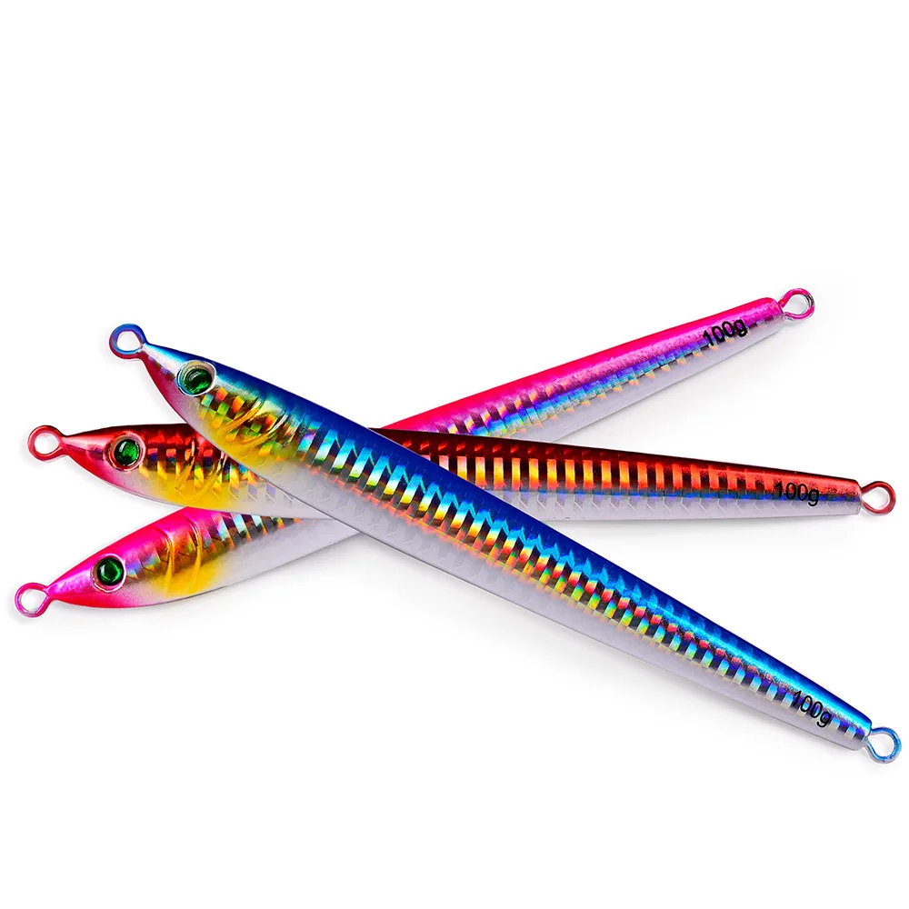 

Factory Wholesale Sea Saltwater Lead Jigging Metal Fishing Lure, 5 colors