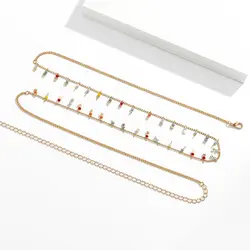 Hobbyworker Brass Waist Chain With Bead for Women 