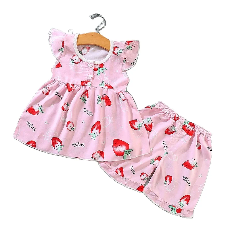 

kid clothes wholesale baby skirts summer kids clothes pajamas for girl skirt of baby girls, Shown