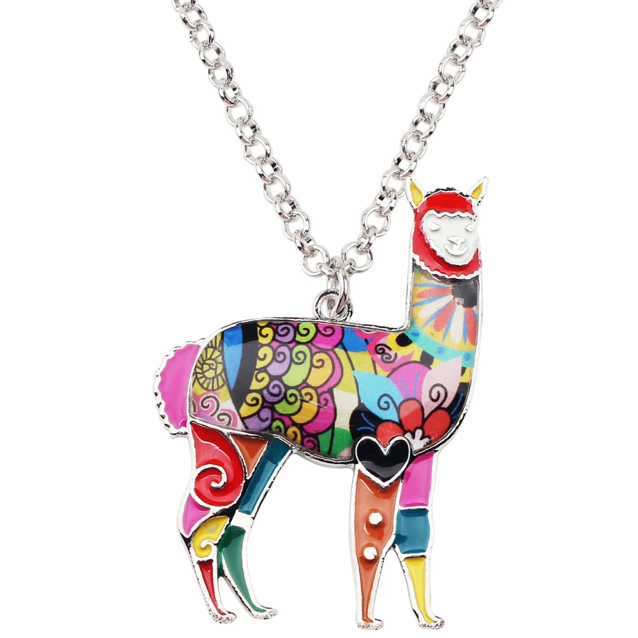 Enamel Alloy Floral Elegant Al