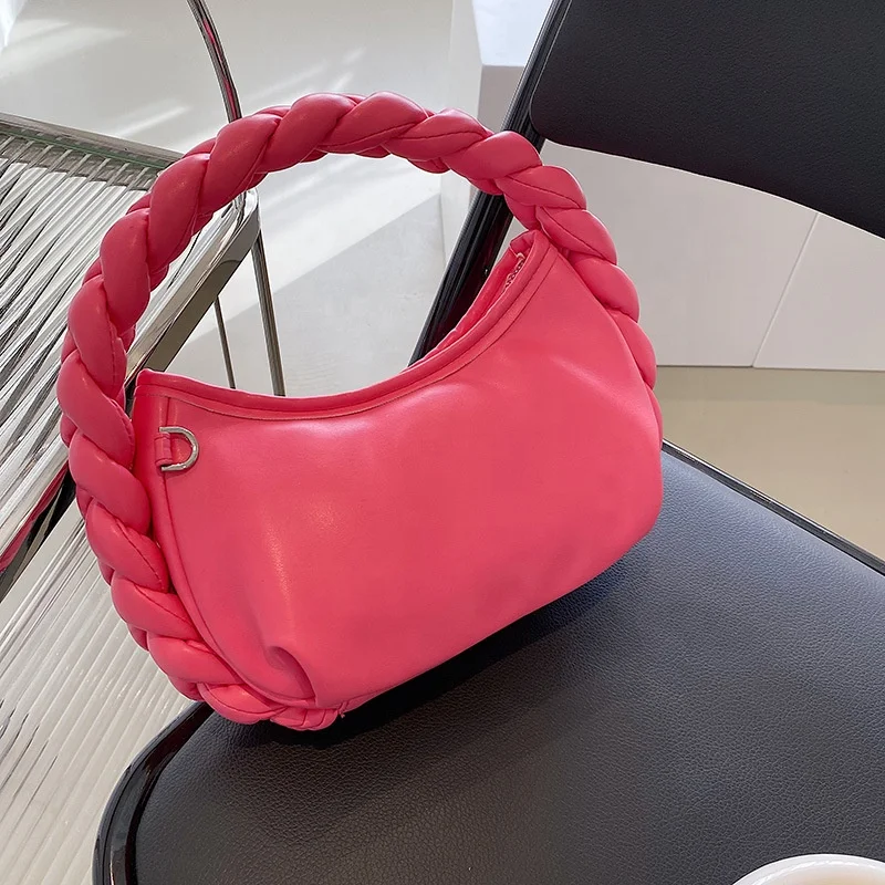 

Wholesale Drop Shipping Summer Small Jelly PU Europe Short Handle Tote Women Purses Cross Shoulder Bag Handbag for Ladies 2022
