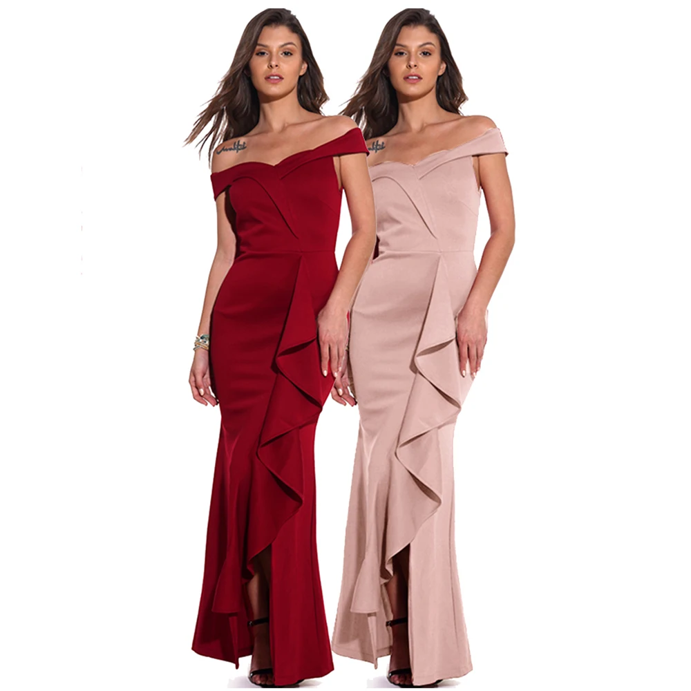 

8826 Elegant party plus size evening dress evening dresses ball gown women evening dress