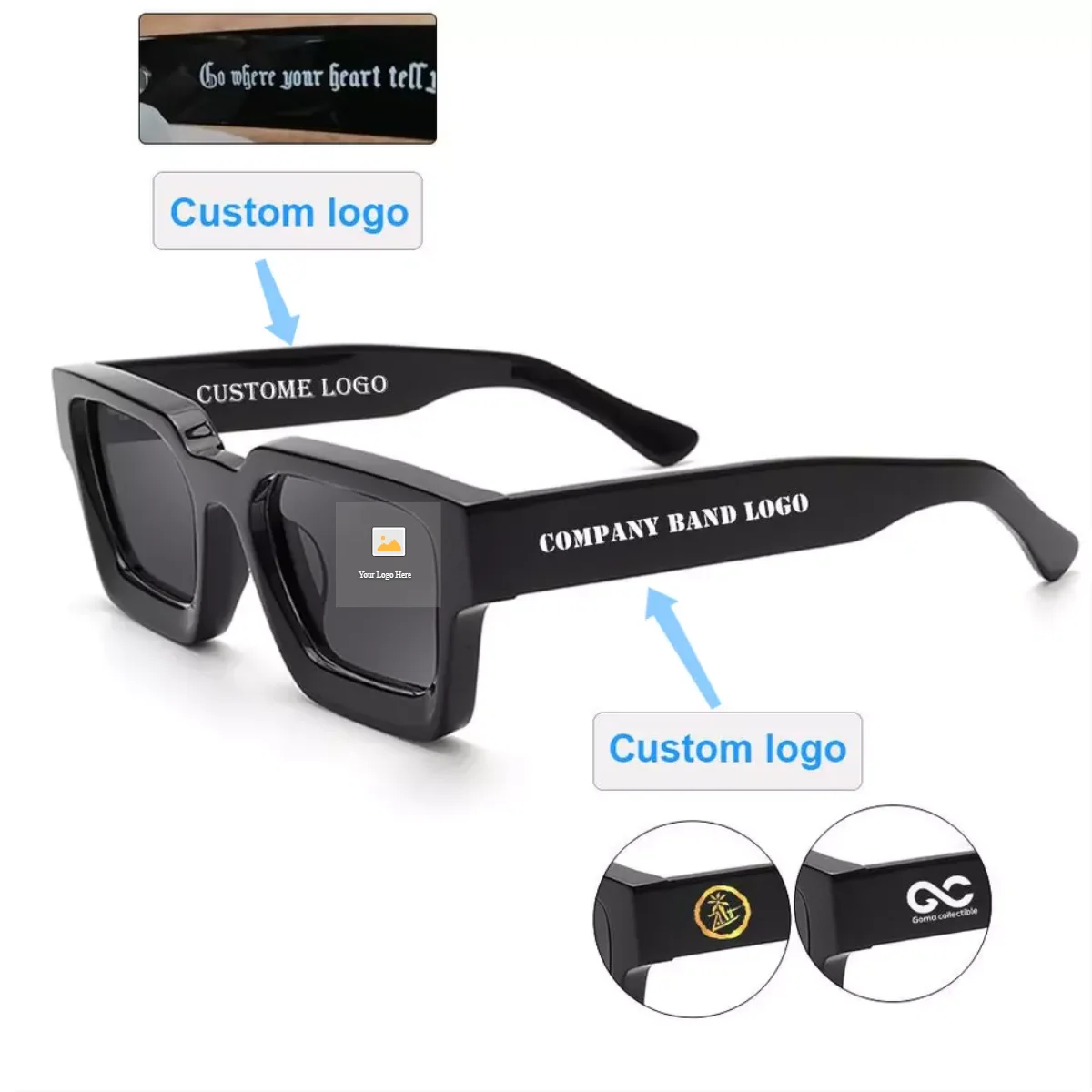 Womens Quality Large Frame Size Hand Polished Sunglasses UV400 CE 