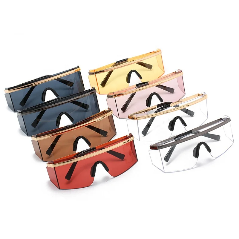 

MOCOO plastic sunglasses 2020 oversized new style personality fashionable eyewear big square frame sunglasses for men&women, As you see