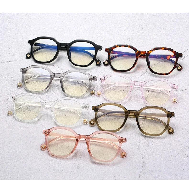 

2021 UMI trendy Hexagonal TR90 Anti Blue light glasses blue light blocking computer glasses