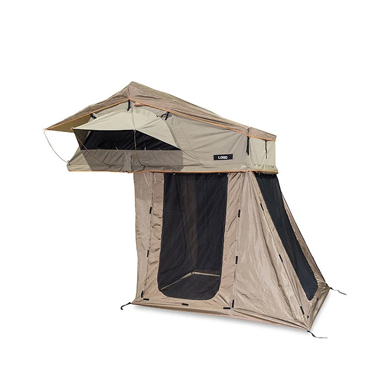 

High Quality Roof Top Tent Outdoor Camping Foldable Waterproof Rooftop Tent Camper Car Rooftop Tent, Khaki