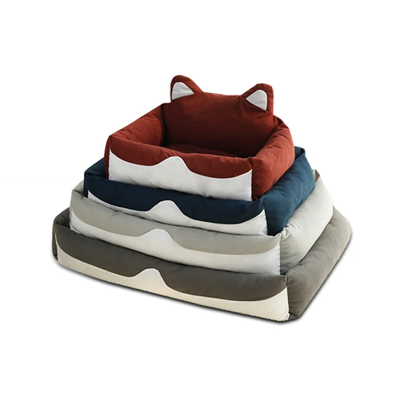 

Suppliers Free Sample Four Seasons Original Calming Soft XL Cheap Pet Dog Cushion Sleeping Bed, As picture