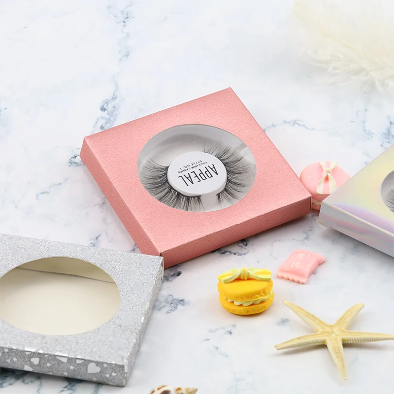 

Cruelty free 16mm 3D mink eyelash 100% real mink lashes with packaging, Black and colored
