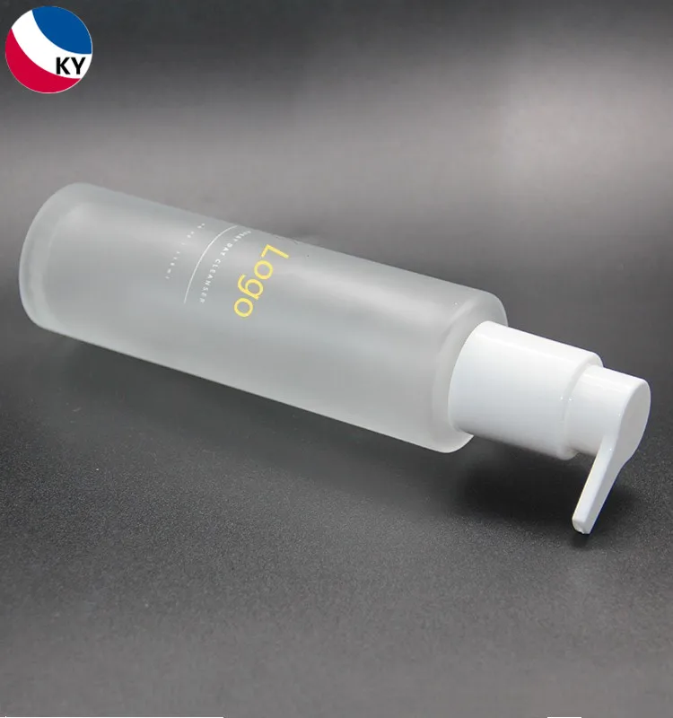 Custom Cosmetic Packaging Frosted Glass Hair Oil Body Essential Oil