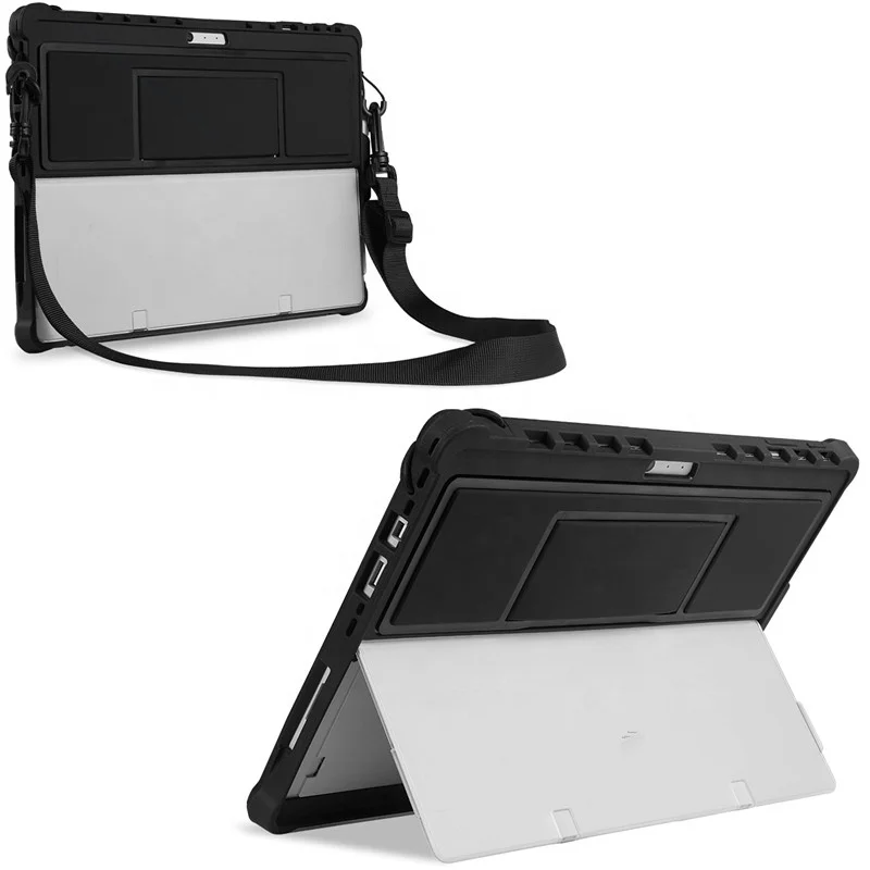 

Shockproof Protective Cover Case for Microsoft Surface Pro 7/ Pro 6/ Pro 5/ Pro 4 with Pen Holder & Hand Strap & Shoulder Strap