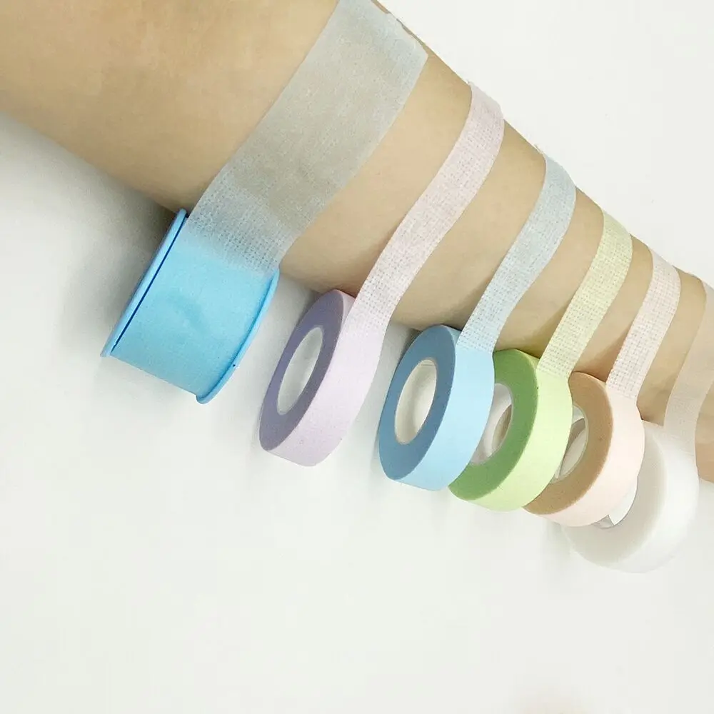 

Private Label Comfortable Breathable Anti-allergy Eyelash Extension Tape With Custom Box Gel Lash Tape For Makeup Salon Tools, Blue,pink