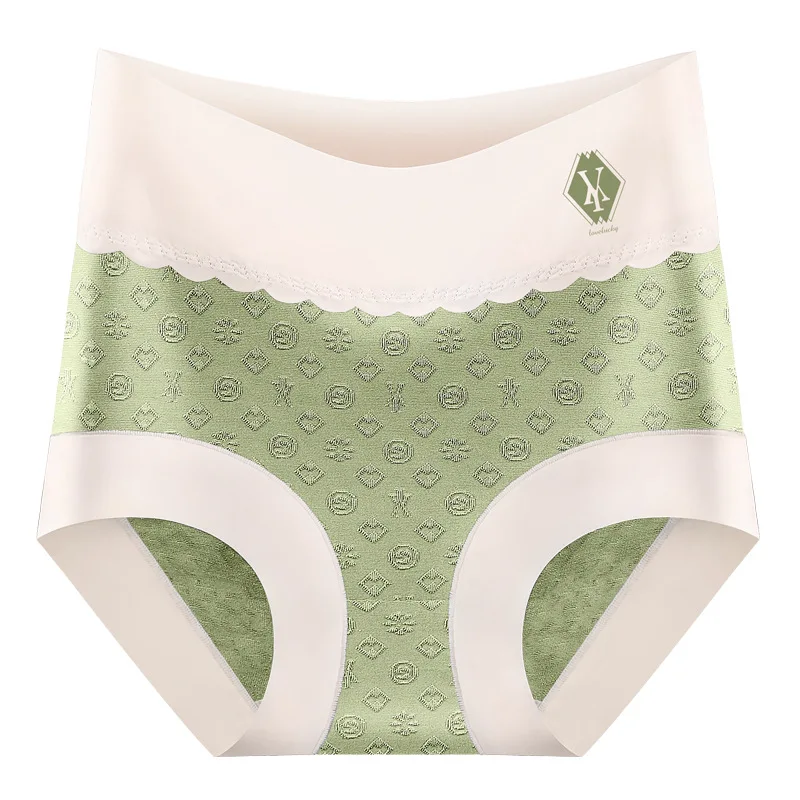 

Sexy high waisted women's high quality traceless abdomen hip comfortable lifting one piece ice silk panties